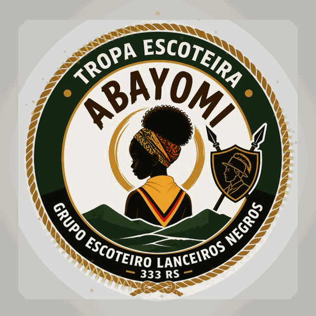 Logo da Tropa Escoteira Abayomi
